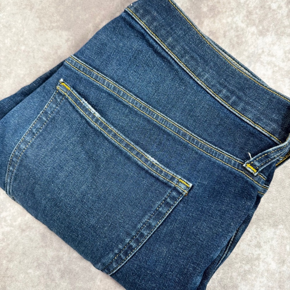 J.Crew 9 Inch Toothpick Skinny Jeans‎ Dark Indigo Button Fly Size 31 Womens